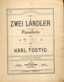 Zwei Landler - Fur Das Pianoforte - No. 1 in B flat