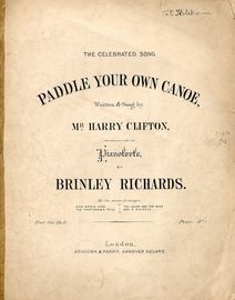 Paddle Your Own Canoe - The Celebrated Song - Transcribed for Pianoforte