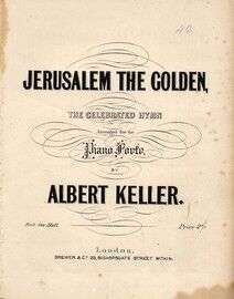 Jerusalem The Golden - Piano Solo