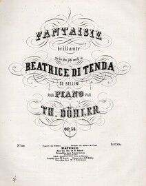 Beatrice Di Tenda, Fantaisie brillante for piano
