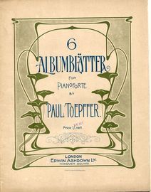 6 Albumblatter for the Piano