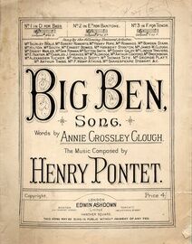 Big Ben - Song - No.1 in D major - For Low Voice