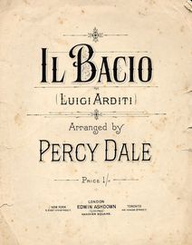 Il Bacio - In the key of C major - Piano