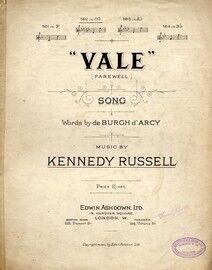 Vale (Farewell) - Song in the key of G flat major