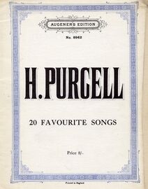 Purcell - 20 Favourite Songs - Augener's Edition No. 8942