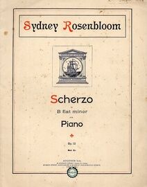 Rosenbloom - Scherzo in B flat major - Op. 12