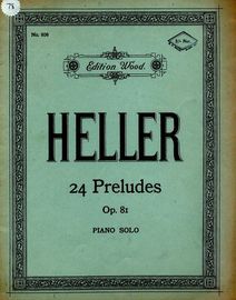24 Preludes for Piano Solo - Op. 81 - Edition Wood No. 808