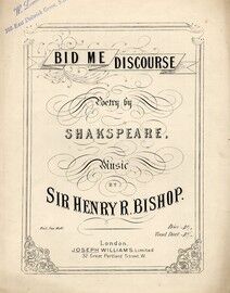 Bid Me Discourse - Song