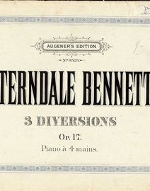 3 Diversions - Op. 17 - Piano a 4 mains - Augeners Edition No. 8523