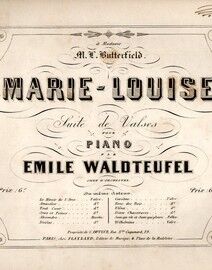 Marie Louise, Suite de Valses, for piano