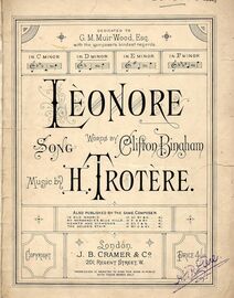Leonore - Song in the key of D minor