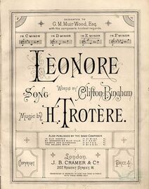 Leonore - Song in the key of E minor