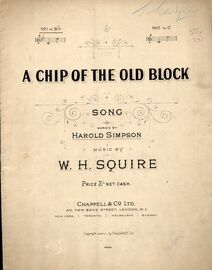 A Chip of the Old Block - Song in the key of B flat Major