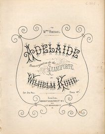 Beethovens Adelaide, Arranged for the Pianoforte