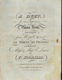 A Duet for two Perfomers on the Piano, from Le Nozze Di Figaro