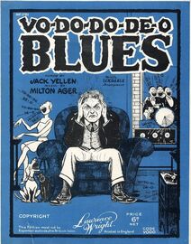 Vo-Do-Do-De-O Blues - For Piano and Voice with ukulele arrangement - Lawrence Wright edition No. 1781