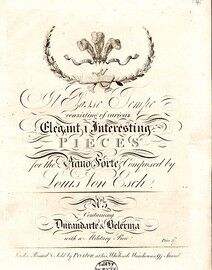 A Valse Tempo consisting of various elegant pieces for the pianoforte. No. 3 containing Durandarte and Belerma with a military piece