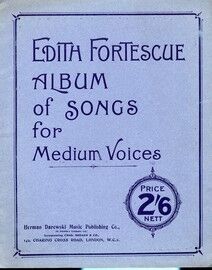 Edith Fortescue Album of Songs for Medium Voices