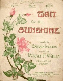 Wait for the Sunshine - Song in the key of D major