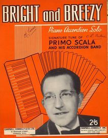 Bright and Breezy - Piano Accordion Solo - Signature Tune of Primo Scala and his Accordion Band