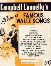 Campbell Connelly's Album of Famous Waltz Songs