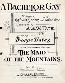 A Bachelor Gay - from "The Maid of the Mountains" as performed by Clifford Harris