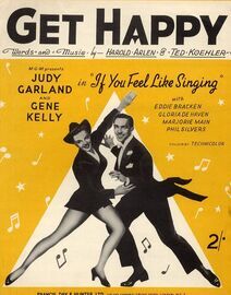 Get Happy - From "If You Feel Like Singing" - Featuring Judy Garland and Gene Kelly
