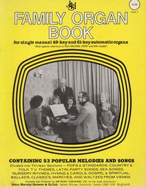 Family Organ Book, for single manual 49 key and 61 key automatic organs - Book 2