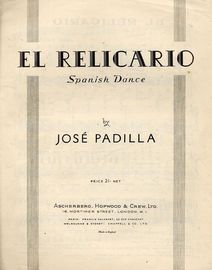 El Relicario - Spanish Dance - For Piano