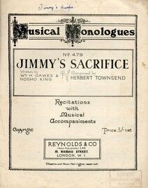 Jimmy's Sacrifice - No. 479 from Musical Monologues - Recitations with Musical Accompaniments (Piano)