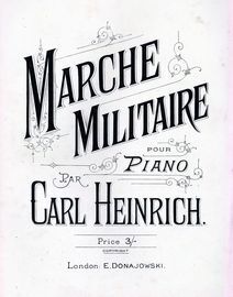 Marche Militaire pour piano