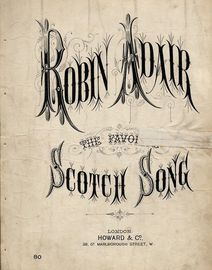 Robin Adair - the favourite Scotch song