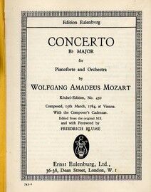 Concerto for Pianoforte and Orchestra in Bb Major - Miniature Orchestra Score