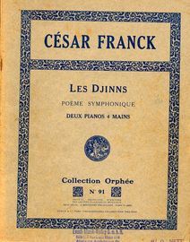 Les Djinns - Poeme Symphonique - Deux Pianos 4 Mains - The orchestra Accompaniment arranged for a second piano