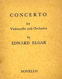 Concerto for Vionloncello and Orchestra - Miniature Orchestra Score