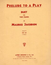 Prelude to a Play - Duet for Two Pianos