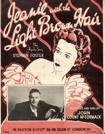 Jeanie with the Light Brown Hair - Song featuring John Count Mc Cormack - In the key of F major