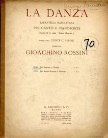La Danza (Tarantella Napoletana) For soprano or tenor