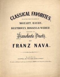Classical favourites, selected from the works of Mozart, Haydn, Beethoven, Rossini and Webber.