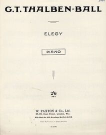 Elegy for Piano