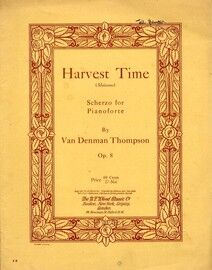 Harvest Time (Moissons) - Scherzo for Pianoforte - Op. 8