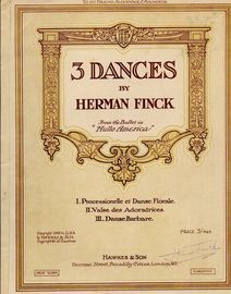 3 Dances - From the Ballet in "Hullo America" - Piano Solo