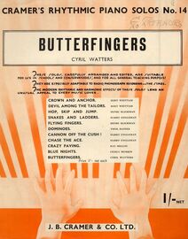 Butterfingers - No. 14 of Cramer's Rhythmic Piano Solos