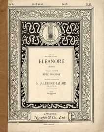 Eleanore - Key of D major for High Voice