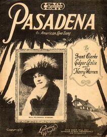 Pasadena - An American Love Song - Featuring Miss Florrie Forde