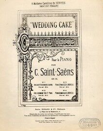 Wedding Cake  - Caprice Valse for piano solo