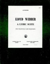A Lyric Suite - for Violincello and Pianoforte - Augener No. 2302