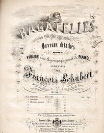 Bagatelles for violin and piano - No.1 - Impromptu