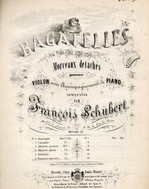 Bagatelles for violin and piano - No. 6 - Romanza espressiva