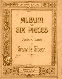 Album of Six Pieces for violin and piano
